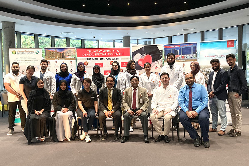 alt="Thumbay Hospital Fujairah Takes Hypertension Awareness Campaign on Global Day"