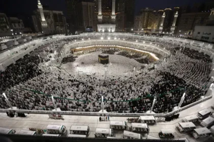 alt="Mecca Expands Walkways and Prayer Spots for Massive Hajj 2025 Upgrade."