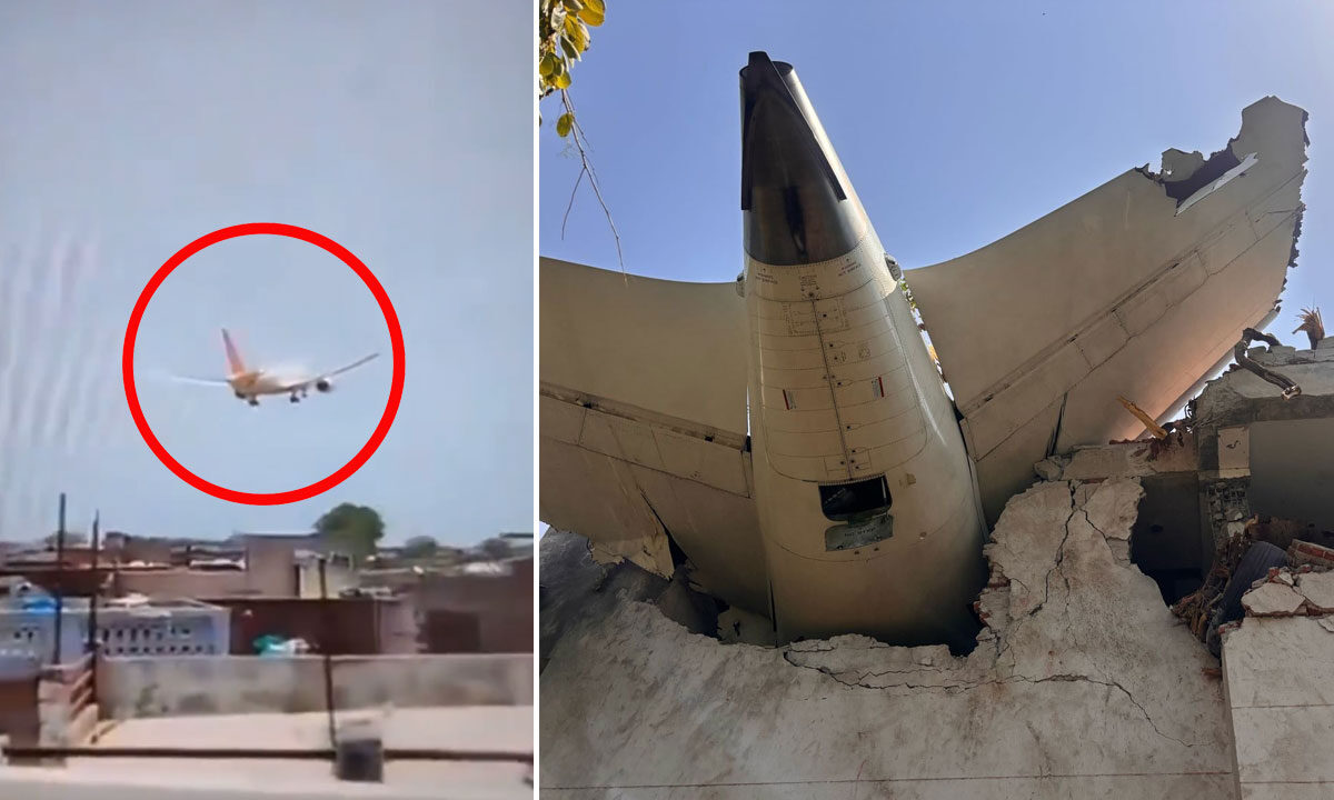 alt="Eyewitnesses Describe Horror of Ahmedabad Plane Crash"