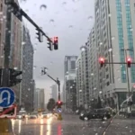 alt="UAE Weather Update: Overcast skies in Abu Dhabi and Dubai, rain in Al Ain"