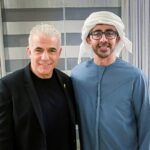 alt="In a crucial meeting, Sheikh Abdullah and Yair Lapid spoke about enhancing UAE-Israeli ties"