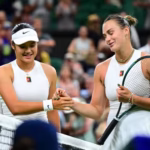 alt="Raducanu Leaves Wimbledon Following a Stunning Battle with World No. 1 Sabalenka"
