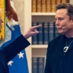 alt="Tesla Stock Drops More Than 5% Amid Trump-Elon Musk Conflict"