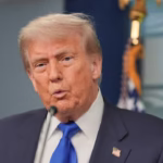 alt="Trump says the ceasefire in Gaza may be "close," possibly within a week"