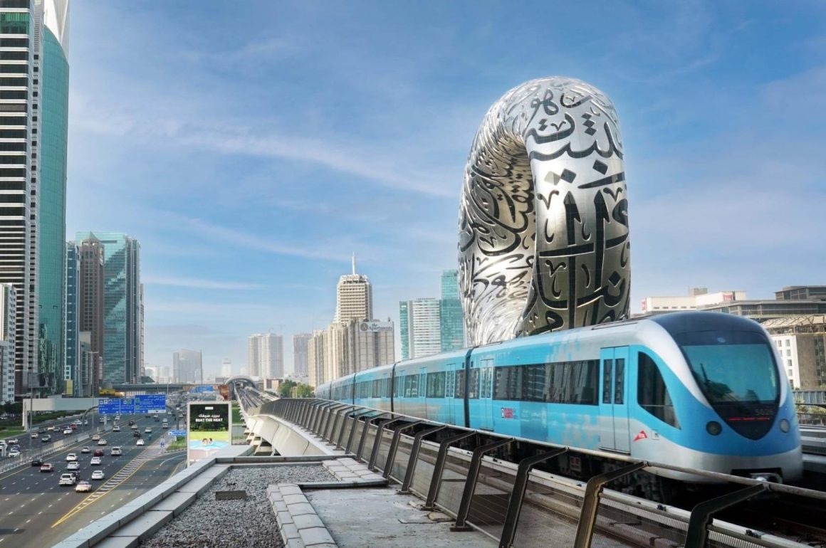 alt="By 2040, Dubai Metro Blue Line will have 14 stations and serve one million people"