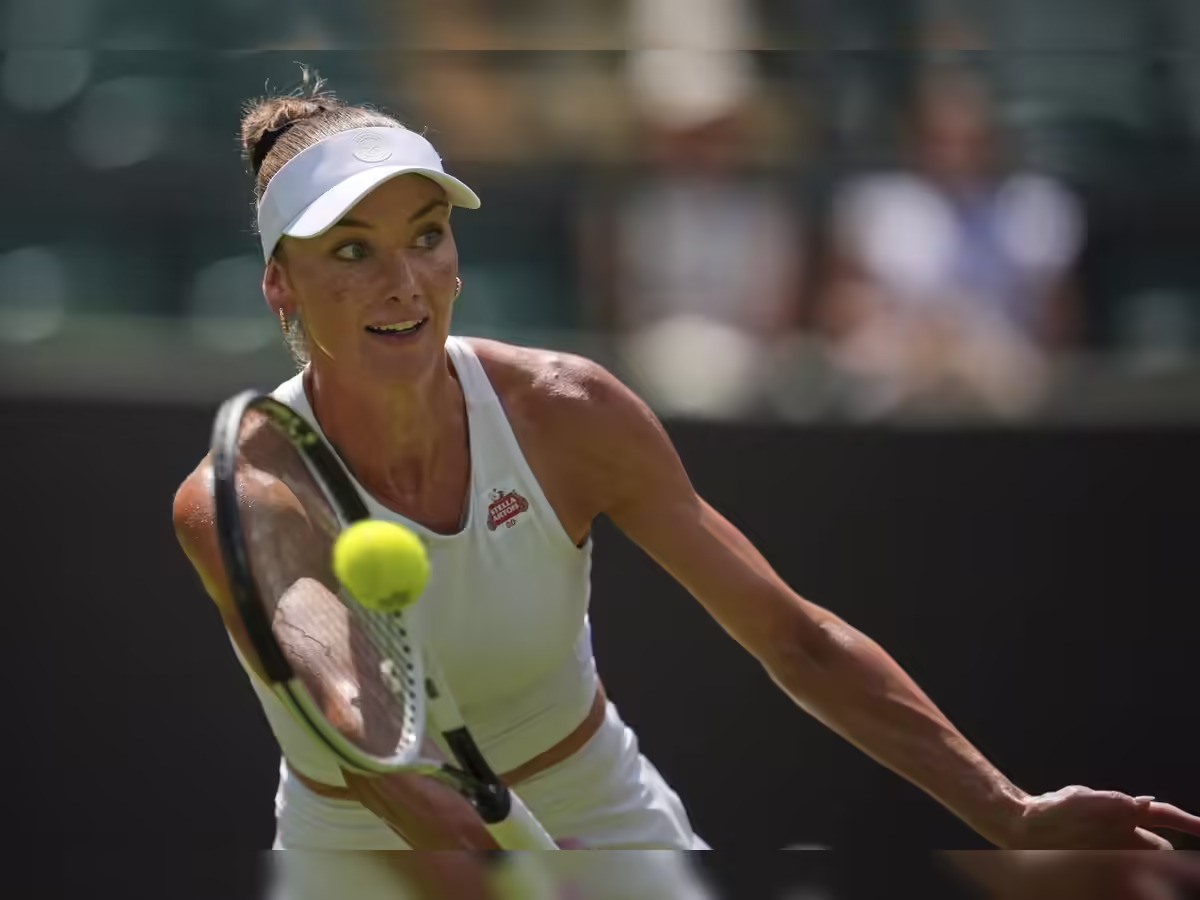 alt="At Wimbledon 2025, Carson Branstine Draws Attention and Serves Aces"