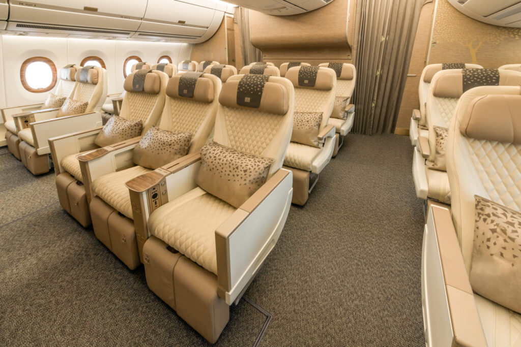 alt="Emirates' New A350 Takes Off: Its First Saudi Destination Is Dammam"