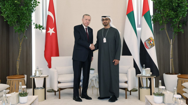 alt="The president of the United Arab Emirates begins a historic state visit to Turkey for strategic talks"
