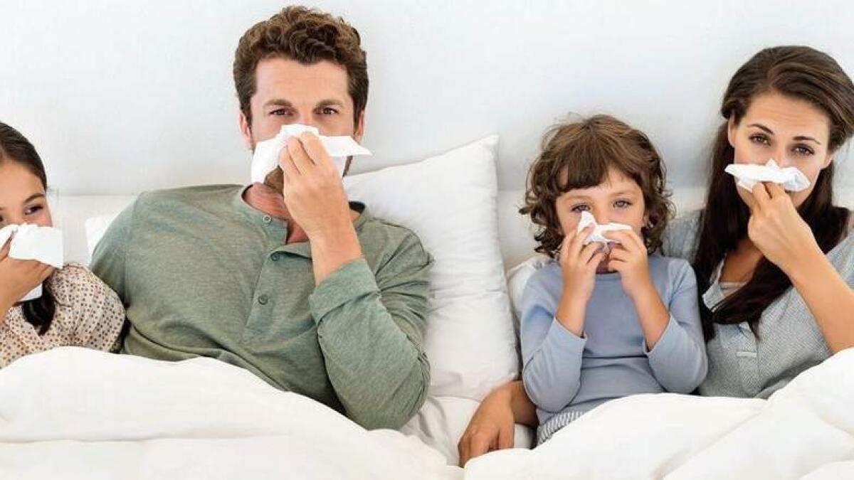 alt="Flu Cases Rise Sharply in Dubai; Travel and Family Are to Blame"