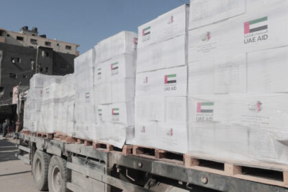alt="uae-sends-250-aid-convoys-to-gaza-delivering-1.6-million-relief-parcels"