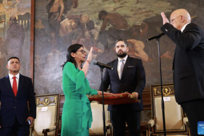alt="delcy-rodríguez-sworn-in-as-venezuelas-interim-president"
