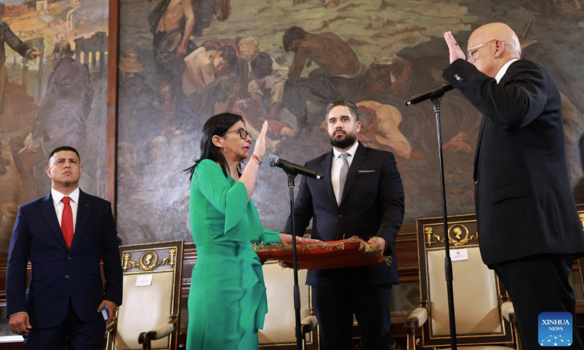 alt="delcy-rodríguez-sworn-in-as-venezuelas-interim-president"